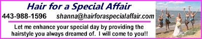 Call 
Shanna for your Bridal Hair Needs!