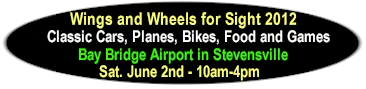 Wings and Wheels For Sight Free All-Day Family Fun - Click Here for more Kent Island Cruisers Event info!