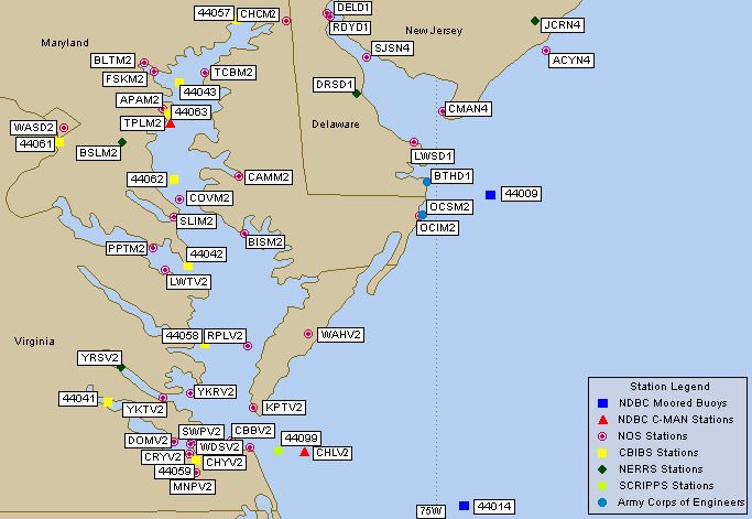 Chesapeake Bay Map